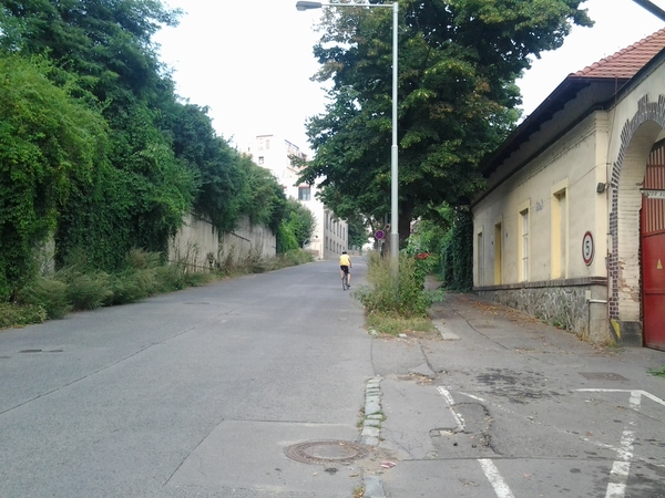 The photo for Stoupání ulicí Bulovka - cyklopiktokoridor / cyklopruhy.