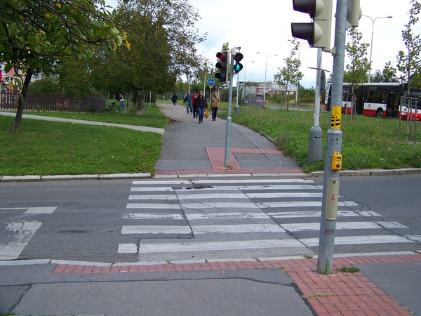 The photo for Přejezd pro cyklisty - Notečská x K Pazderkám.